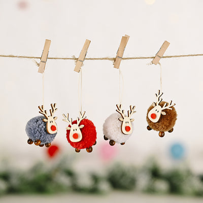 4-Piece Reindeer Hanging Widgets - Fashions Envy