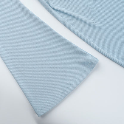 Pants Set - Long Sleeve Two-Piece Outfit