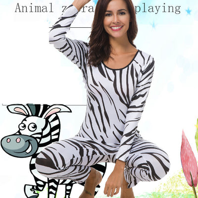 Animal Print Jumpsuit - Sexy Halloween Cosplay Costume