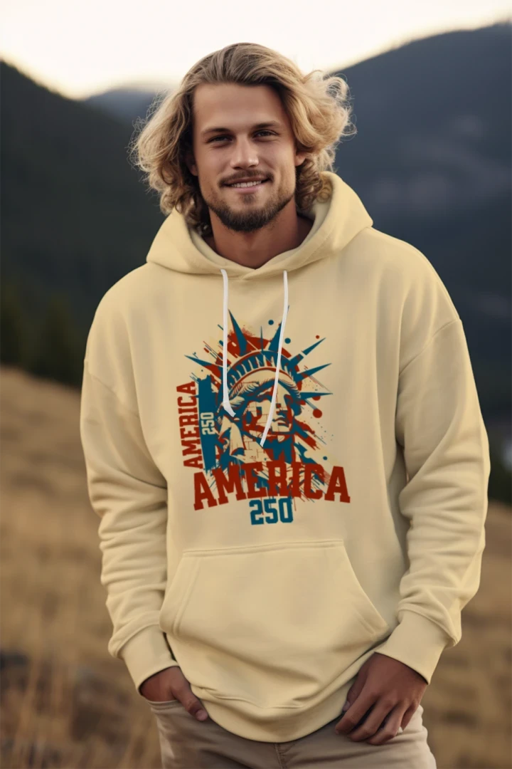 Comfort Colors America 250 - Statue of Liberty Hoodie