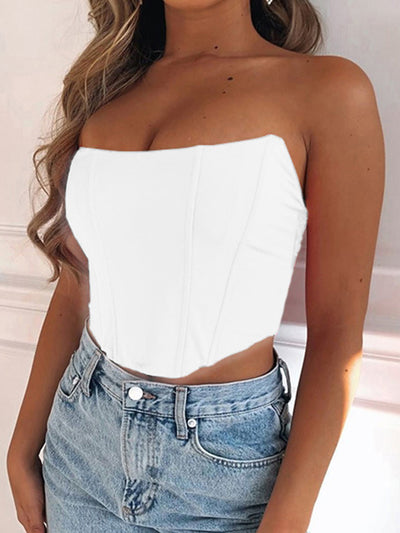 Cropped Hi-point Tube Cropped Top