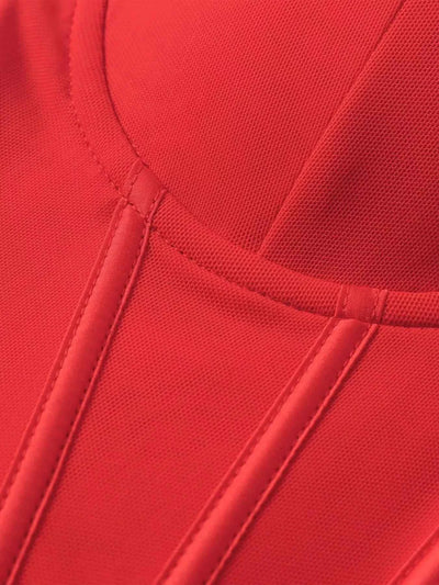 Ruched Halter Neck Mini Dress