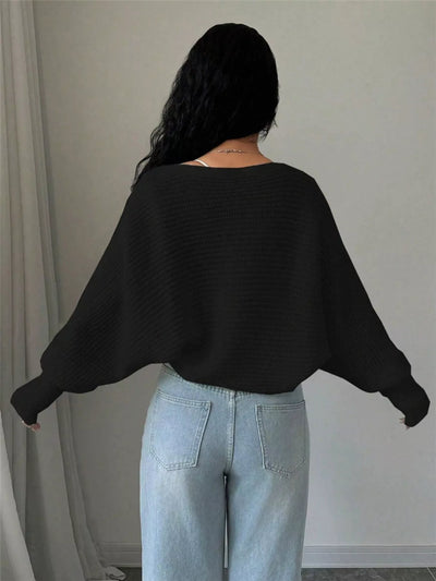 Cropped Cardigan - Ribbed Knit Open Front Sweater - Fashions Envy