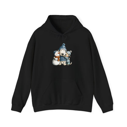 Snowman Puppy Hoodie - Adorable Winter Dog Sweatshirt