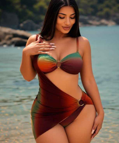 Women's 3-piece Set-piece Casual Swimsuit KA-P734-12