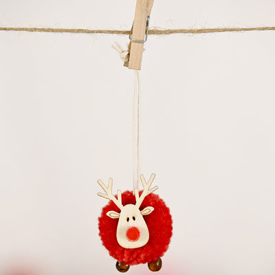 4-Piece Reindeer Hanging Widgets - Fashions Envy