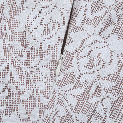 Apricot Lace Bodycon Dress - One Shoulder Long Sleeve - Fashions Envy