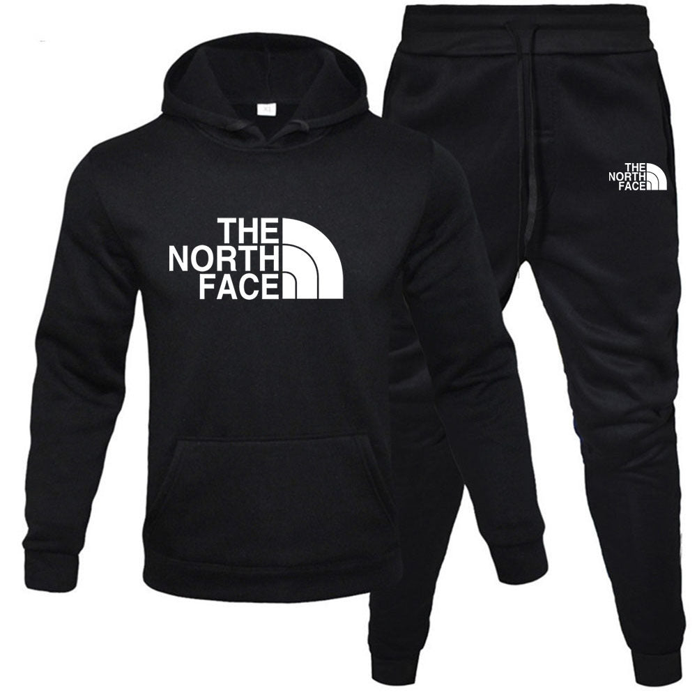 Fleece Hoodie Set - Pullover Sweatshirt Two-Piece