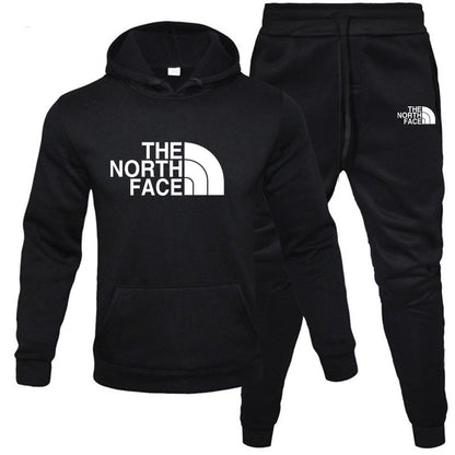 Fleece Hoodie Set - Pullover Sweatshirt Two-Piece