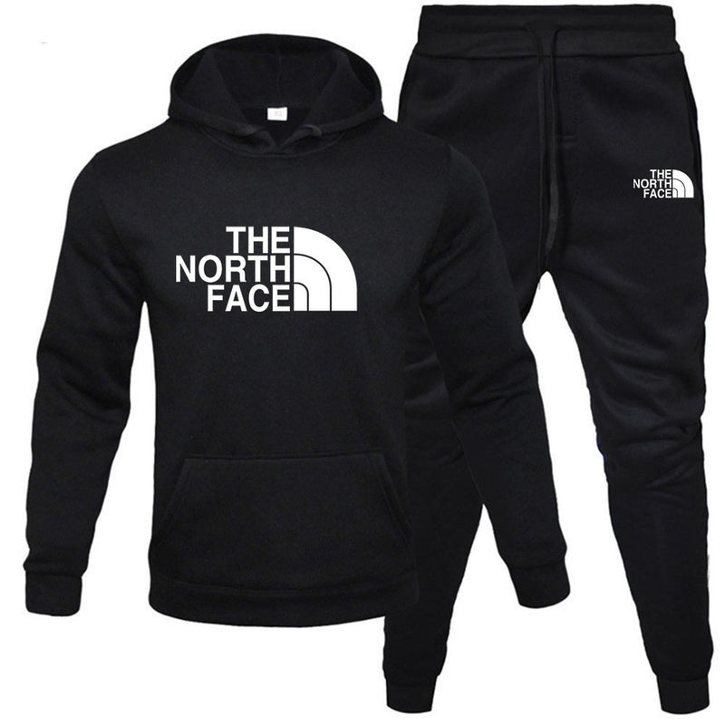 Fleece Hoodie Set - Pullover Sweatshirt Two-Piece