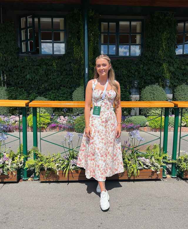 Corset Lace-Up Back Midi Dress - Wide Strap Side Slit