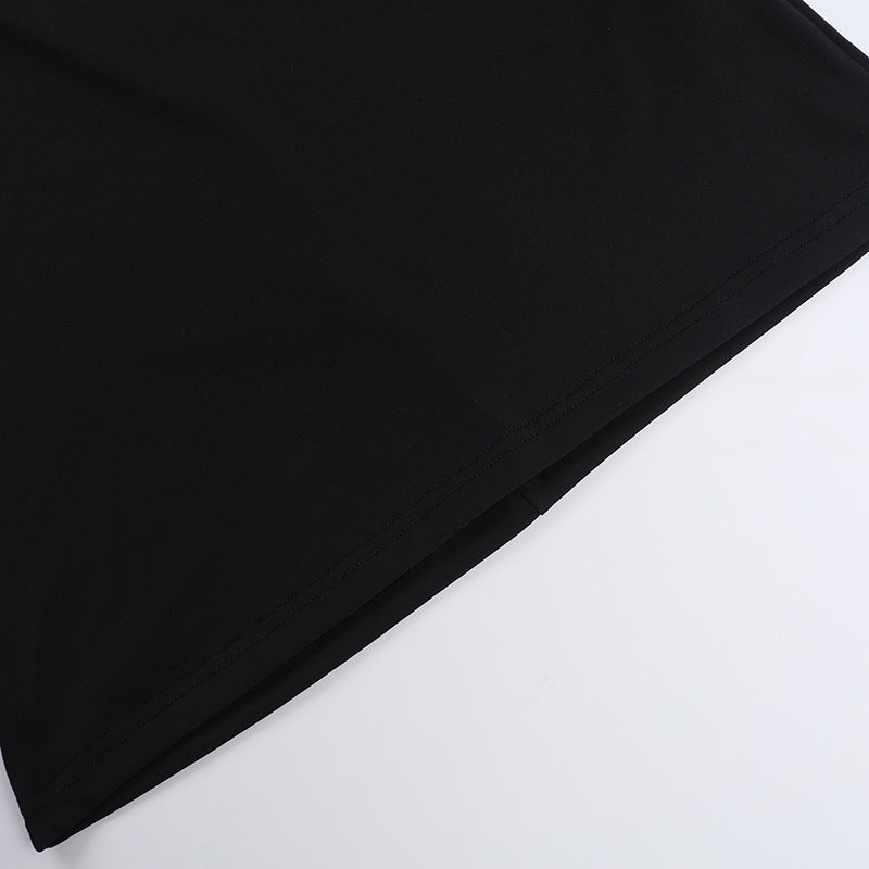 Bodycon Maxi Dress - Halter Diamond Embellished Slim Fit