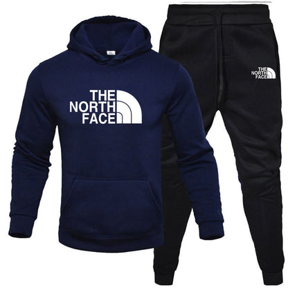 Fleece Hoodie Set - Pullover Sweatshirt Two-Piece