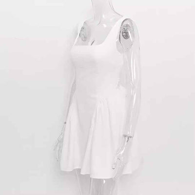 Halter Mini Dress - Butterfly Bow Back Romantic Style