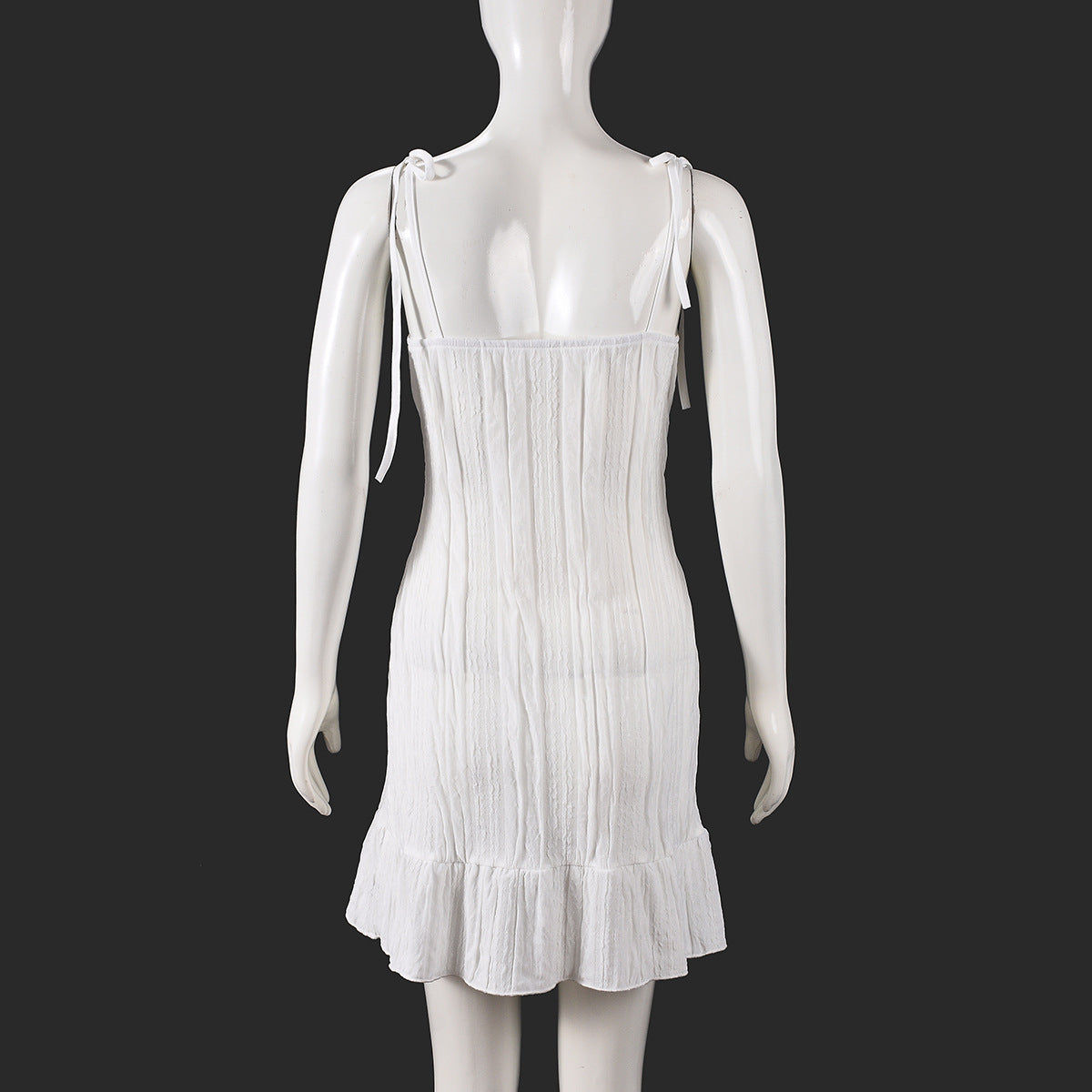 Sweetheart Neckline Mini Dress - Halter Strap Bodycon - Fashions Envy