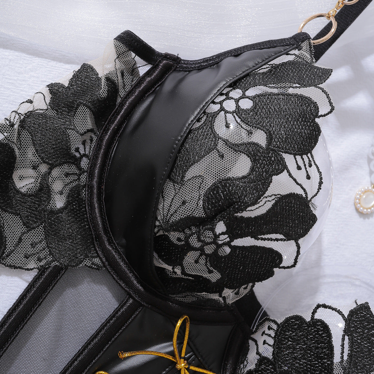 Hollowed Out Backless Bodysuit - Sexy Black Lingerie