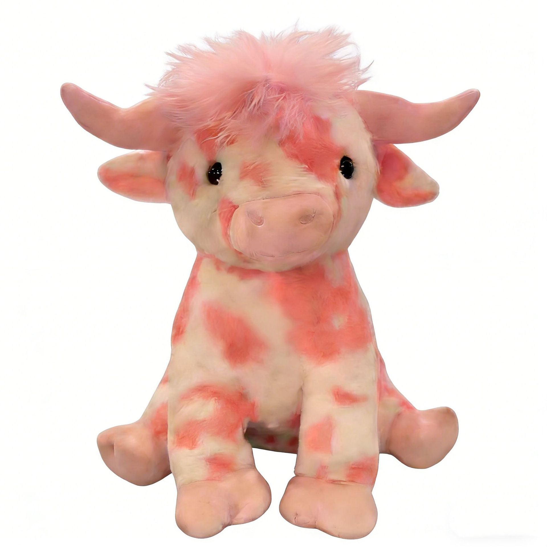 Pink Cow Plush Valentine's Day Plush Toy - Fashions Envy