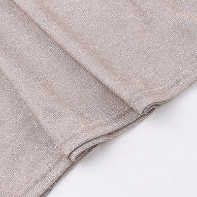 Spaghetti Strap Sequined Evening Dress - Sexy Party Gown