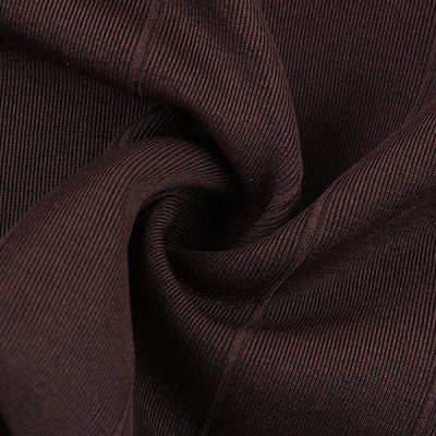 Halter Knit Dress - Ribbed Bodycon Tie Neck Mini - Fashions Envy