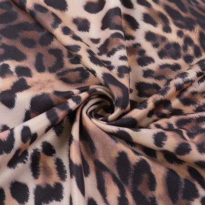 Vacation Style Leopard Bikini Set -  Maxi Skirt Cover-Up