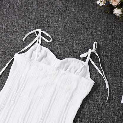 Sweetheart Neckline Mini Dress - Halter Strap Bodycon - Fashions Envy