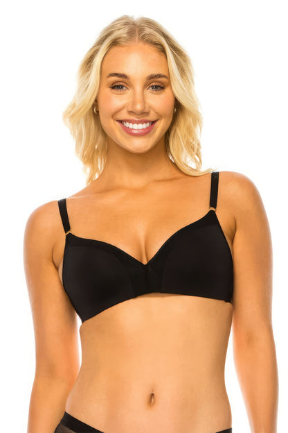 Mesh Band No Wire Adjustable Bra