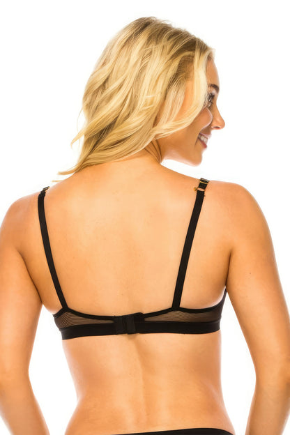 Mesh Band No Wire Adjustable Bra