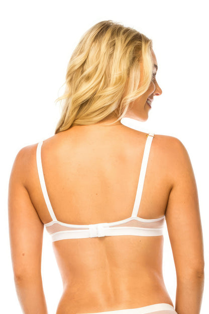 Mesh Band No Wire Adjustable Bra