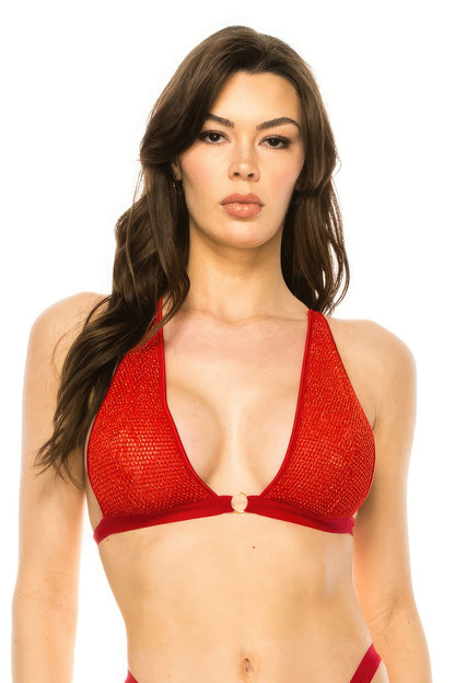 Crossback Adjustable Straps Bralette