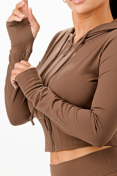 Butter Soft Crop Hoodie And Flare Pants Set - Fashions Envy