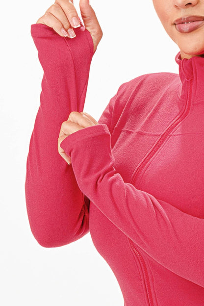 Thermal Active Wear Jacket With Flare Pants Set - Fashions Envy