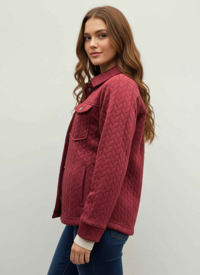 Onque Casual Textured Jacket