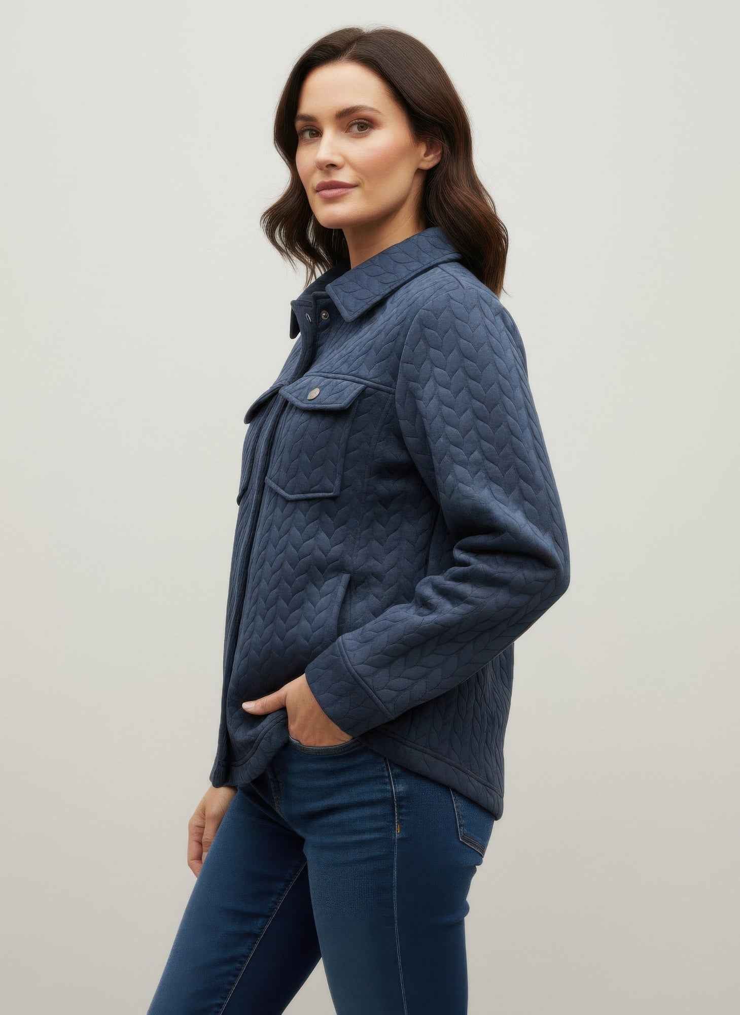 Onque Casual Textured Jacket
