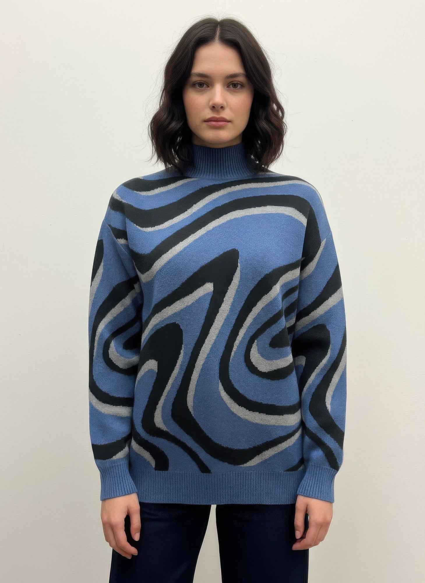 Ninety Printed Sweater