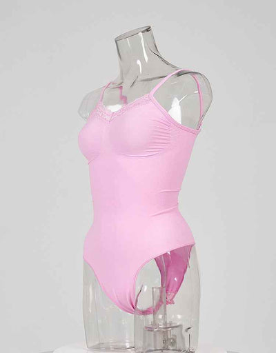 Seamless Sculpting Bodysuit - Sexy Lace Thong