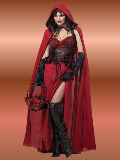 Red Riding Hood Costume - Halloween Outfit with Cape
