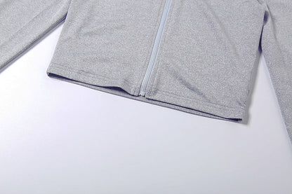 Gray Hoodie Shorts Set - Casual Two-Piece Outfit