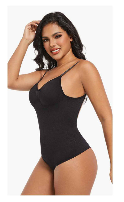 Backless Shapewear Thong Bodysuit - Butt Lifting Bodyshaper
