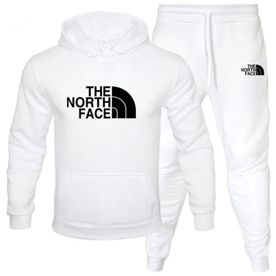 Fleece Hoodie Set - Pullover Sweatshirt Two-Piece
