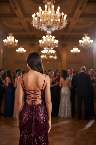 Sexy Party Gown - Sequin Beaded Dress