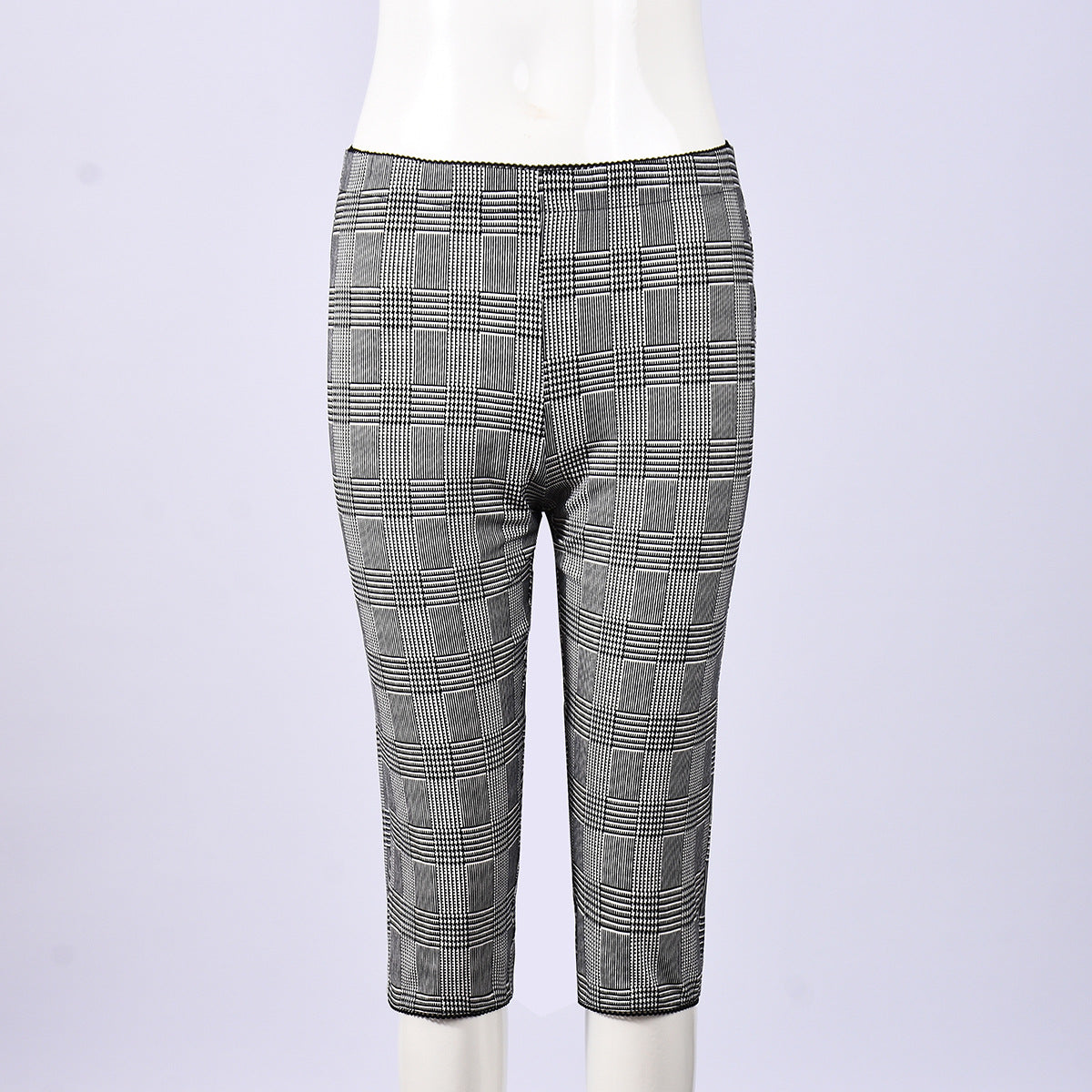 Low Waist Capri Pants - Gray Hip Hugging Party Style