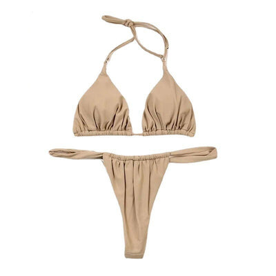 Split Bikini Set - Two-Piece Swimsuit