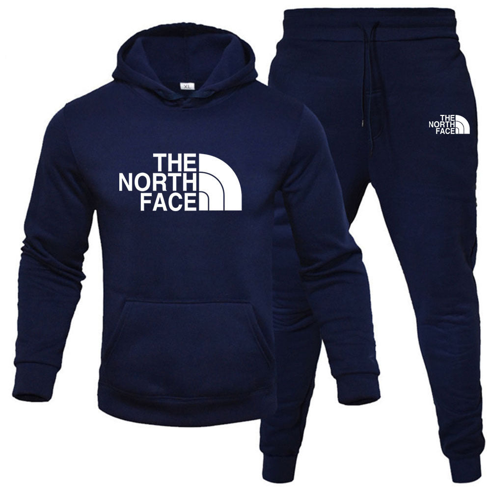 Fleece Hoodie Set - Pullover Sweatshirt Two-Piece
