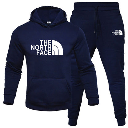Fleece Hoodie Set - Pullover Sweatshirt Two-Piece