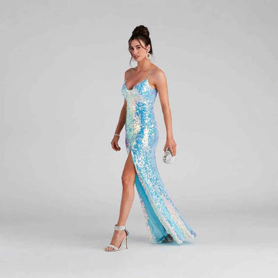 Split camisole women's dress