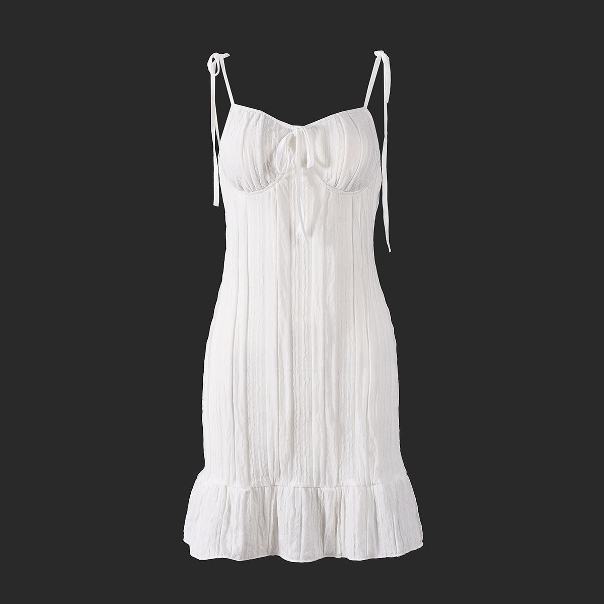 Sweetheart Neckline Mini Dress - Halter Strap Bodycon - Fashions Envy