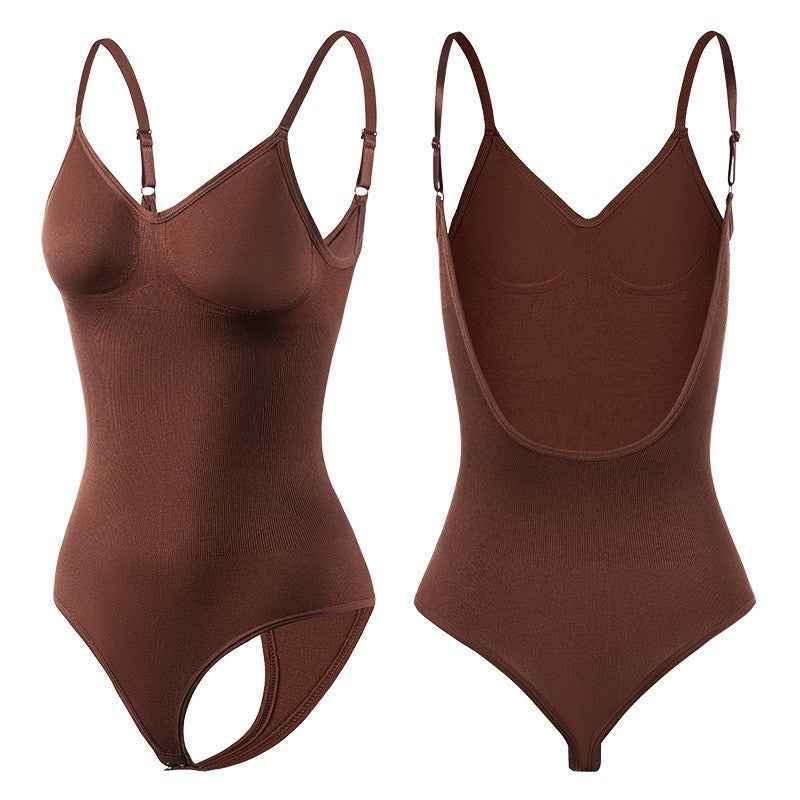 Backless Shapewear Thong Bodysuit - Butt Lifting Bodyshaper