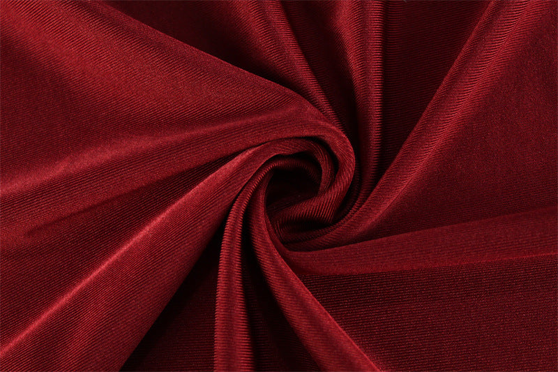 Two-Piece Skirt Set - Strapless Crop Top & Maxi Skirt