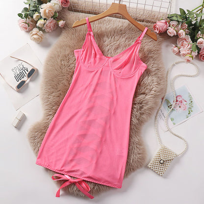 Mesh Lace Lingerie Bodysuit - Strapless Sheer - Fashions Envy