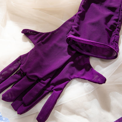 Lace Bodysuit Set - Gloves & Stockings Included